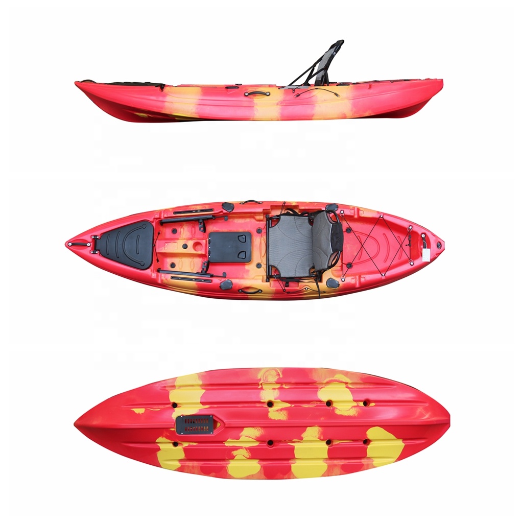 Fishing Kayak Sit On Top - 10ft Single Person Sit On Top