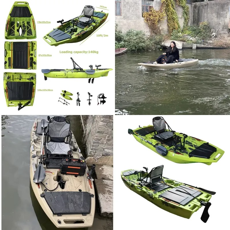 Fishing Kayak Pedal Drive - 10ft Fin Propeller Pedal Drive Kayak
