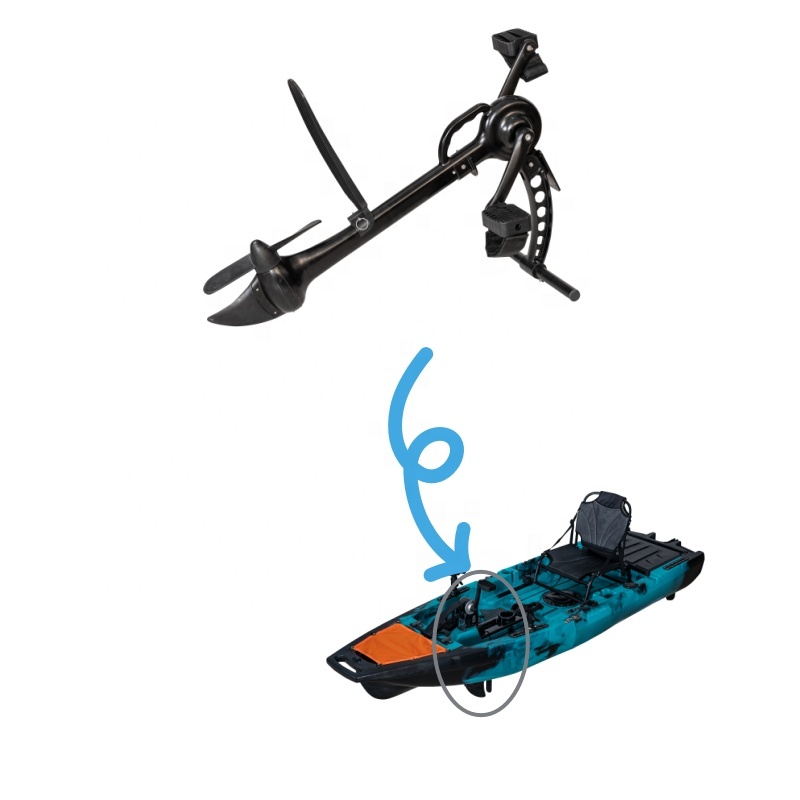 Fishing Kayak Pedal Drive - LSF Cheap J-11 Aluminum Propeller Pedal