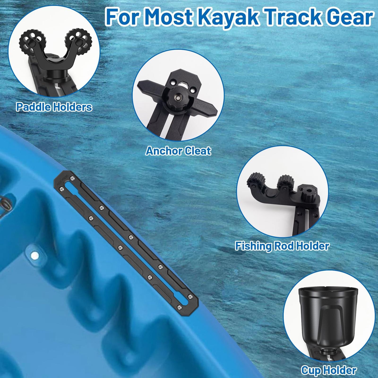 2 Pieces Kayak Track Rail Trac - Fishing Kayak Anchor review and price