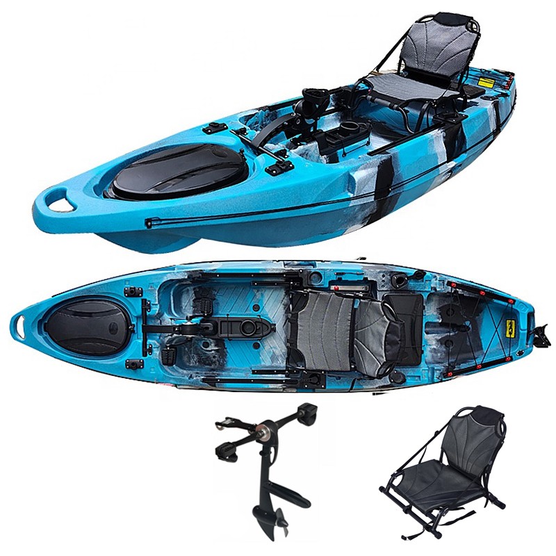 Motorized 10.5ft Single Fishin - Fishing Kayak Trolling Motor review and price
