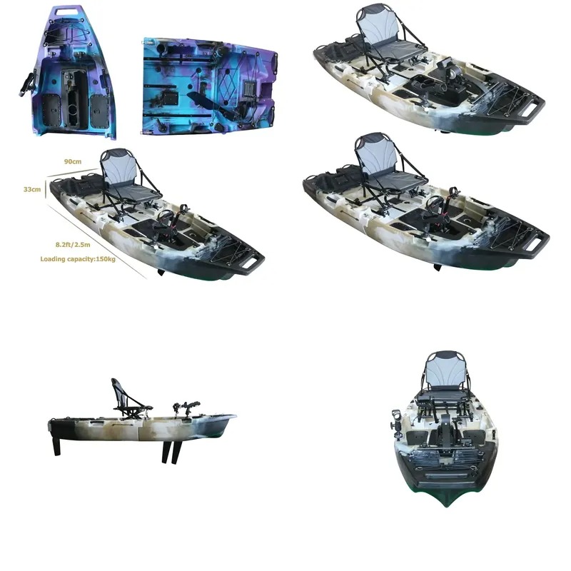 8ft Modular Single Seat Fin Pe - Fishing Kayak Pedal Drive review and price