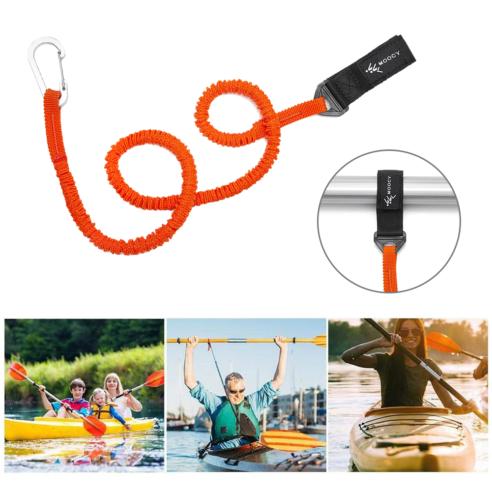 5-1PCS Elastic Kayak Canoe Pad - Fishing Kayak Paddle Leash review and price