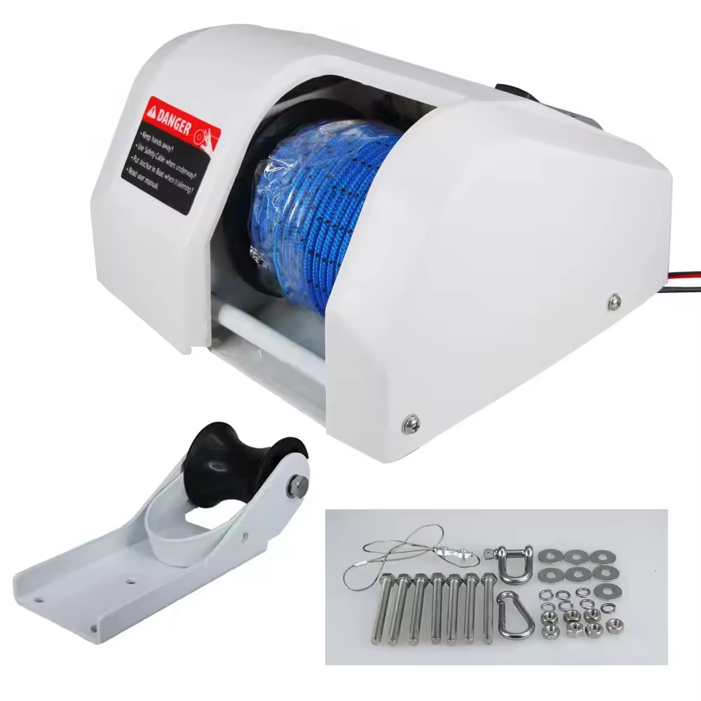 12V Plastic Housing Electric A - Fishing Kayak Anchor review and price