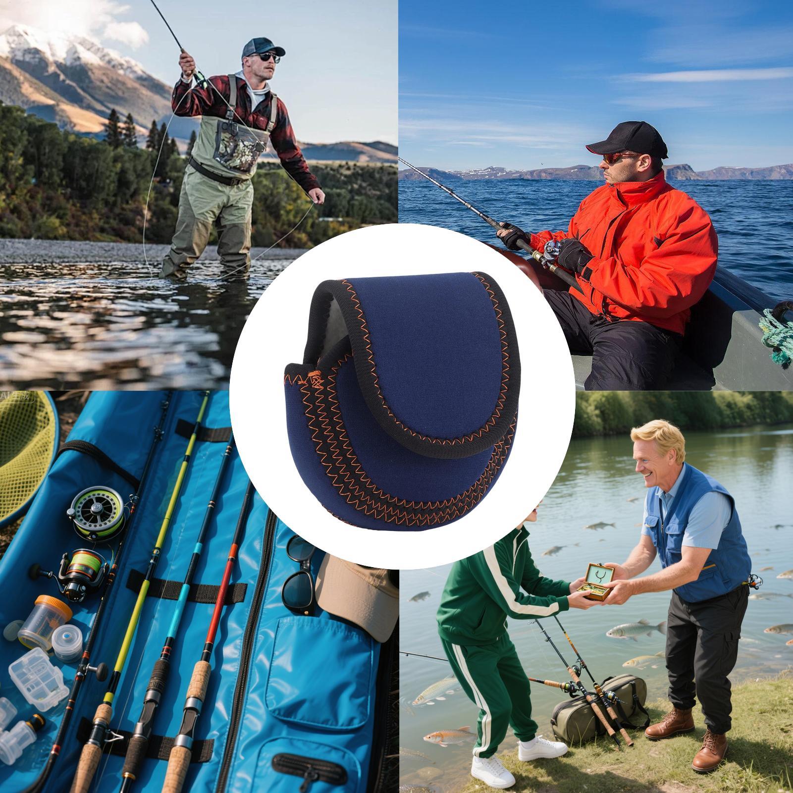 Neoprene Fishing Reel Case Pro - Fishing Kayak Storage Bag review and price