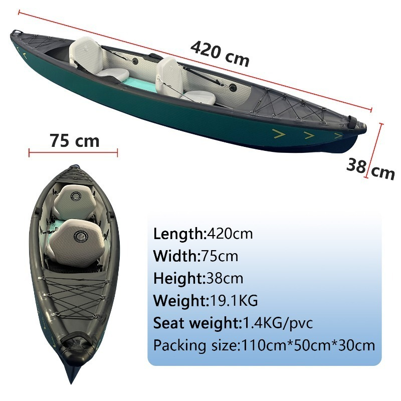 New Design 4.2m Portable Infla - Fishing Kayak Inflatable review and price